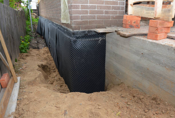 Expert waterproofing evaluation at a North Vernon, IN property